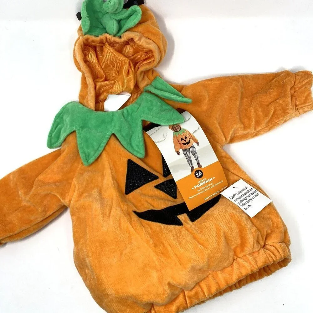Target Infant Halloween Costume Pullover Pumpkin Hyde & EEK! Boutique™ Various - Picture 4 of 13